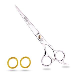 NIXCER PROFESSIONAL SERIES RAZOR EDGE KEY SCREW HAIR CUTTING SCISSOR 6.5" SILVER